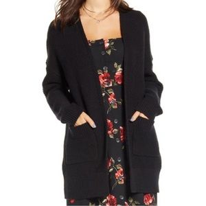 BP X CLAUDIA SULEWSKI BLACK CARDIGAN